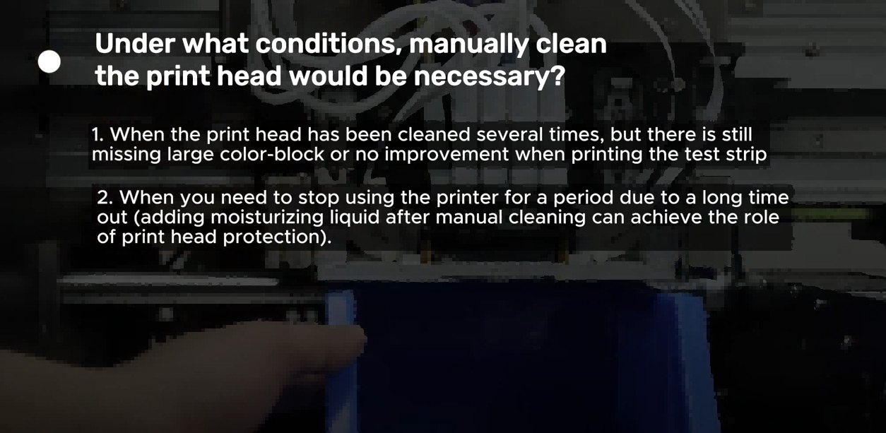 كيفية تنظيف رأس الطباعة يدويًا